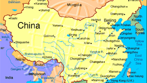 Mapa de China.