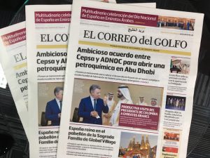 El Correo del Golfo, el periódico de la comunidad hispana en Emiratos