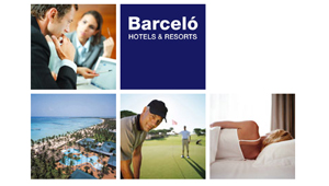 Imagen publicitaria del grupo hotelero Barceló.