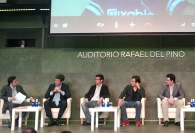Imagen de los ponentes en la tercera edición de StartUp Spain.